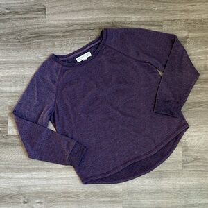 Live Love Lounge purple long sleeve top
